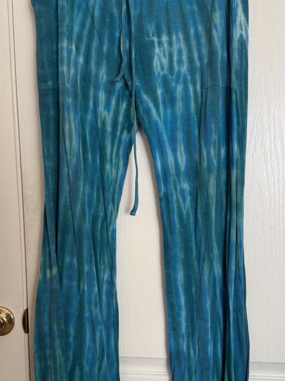 Lucky Brand Tie Dye Beach Cover Up Pants XS Runs Large Resort Boho
